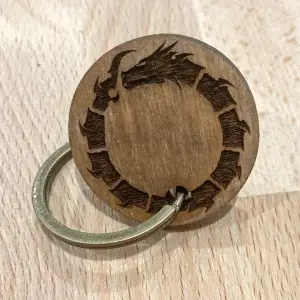 Jörmungandr Viking Key Ring