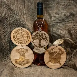 Set of Viking Hanging Decorations