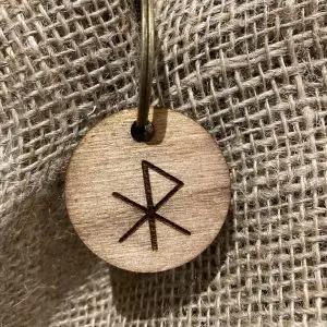 Love Rune Viking Key Ring