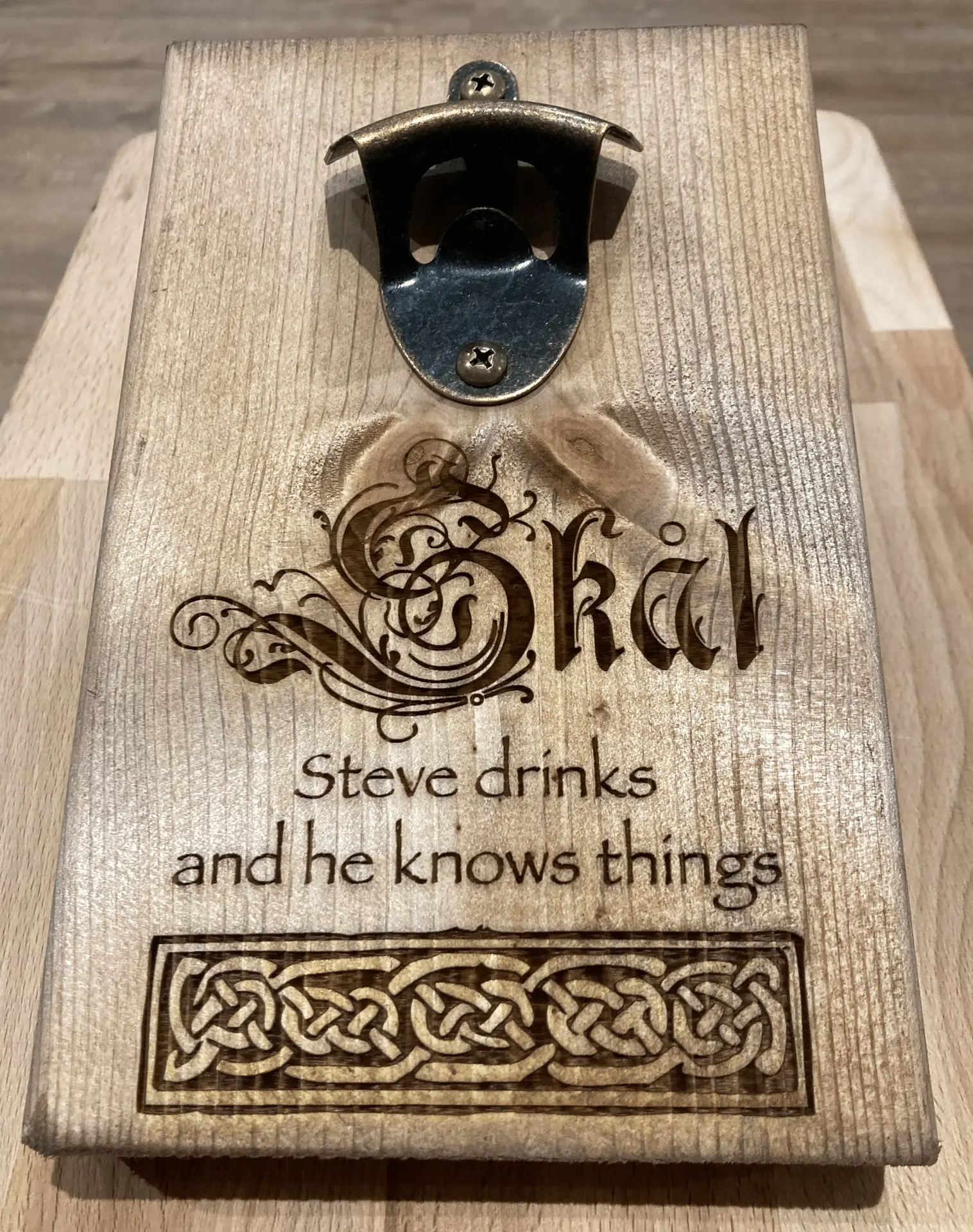 Personalised Skal Bottle Opener Personalised Skal Bottle Opener