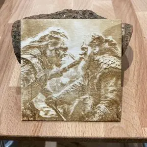 Viking Fight Fridge Magnet - Thank Freya it's Friday