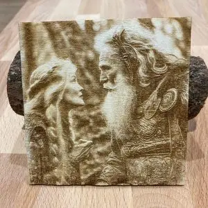 Odin and  Norn Fridge Magnet - Thank Freya it's Friday