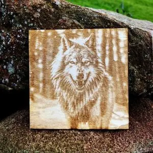 Wolf Fridge Magnet - Thank Freya it's Friday