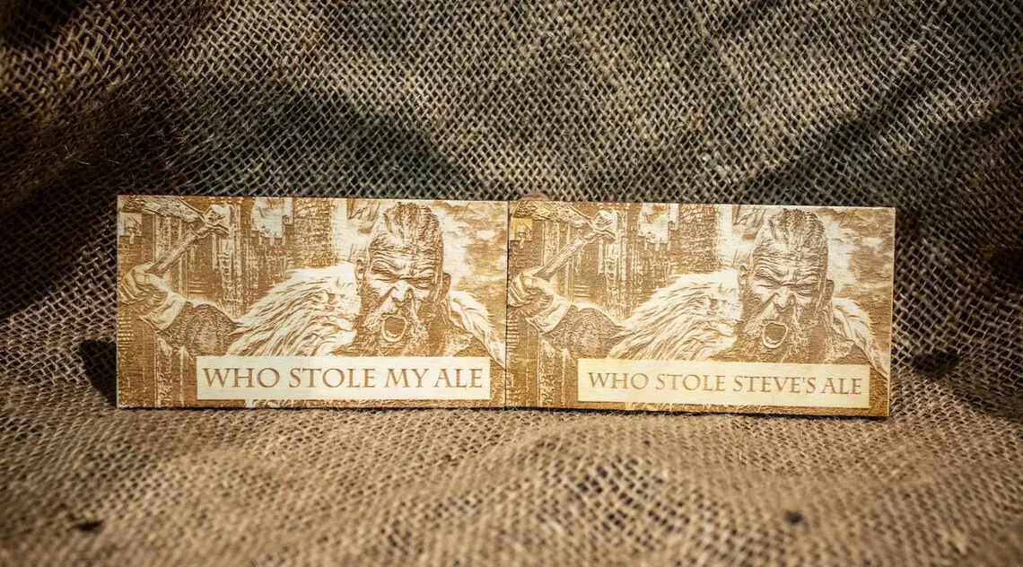 Two Viking Fridge Magnet