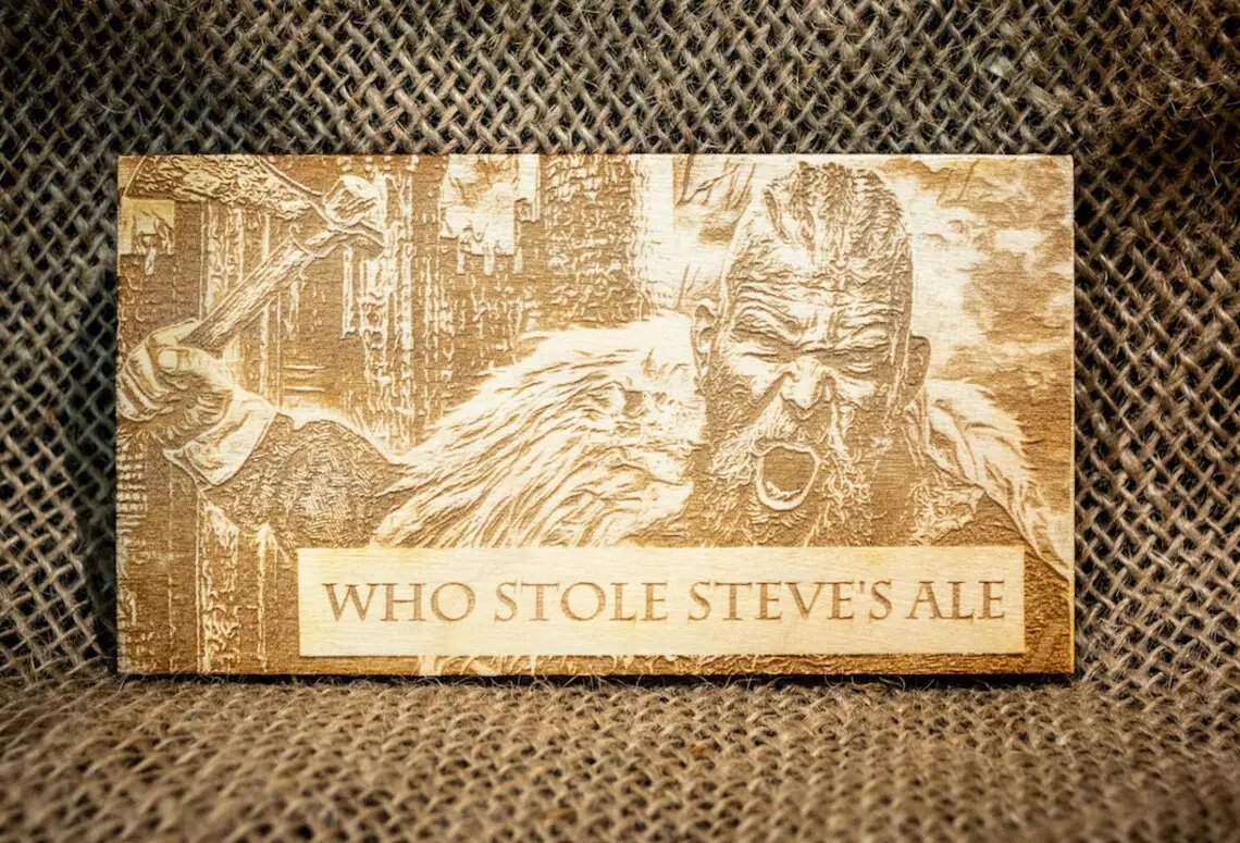 Viking Ale Personalised Fridge Magnet