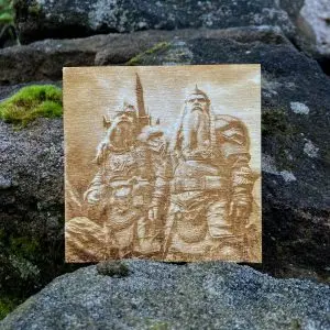 Viking Dwarves Fridge Magnet - Thank Freya it's Friday