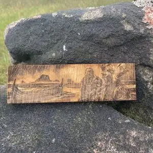 Viking scene Incense Holder
