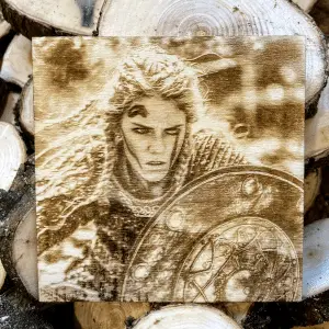 Viking Shieldmaiden Fridge Magnet - Thank Freya it's Friday