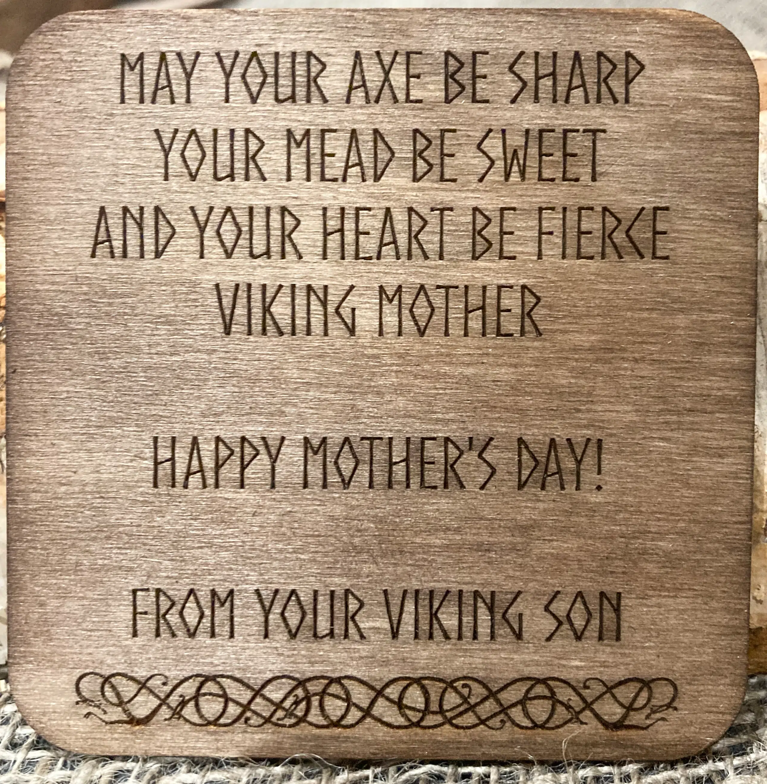 Axe Fall Mums Day Coaster 2