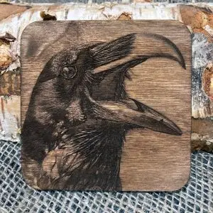 Viking Raven Coaster