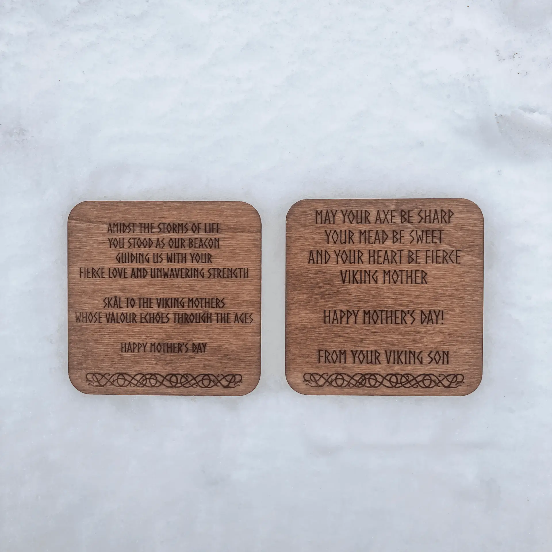 Viking Mothers Day Coasters