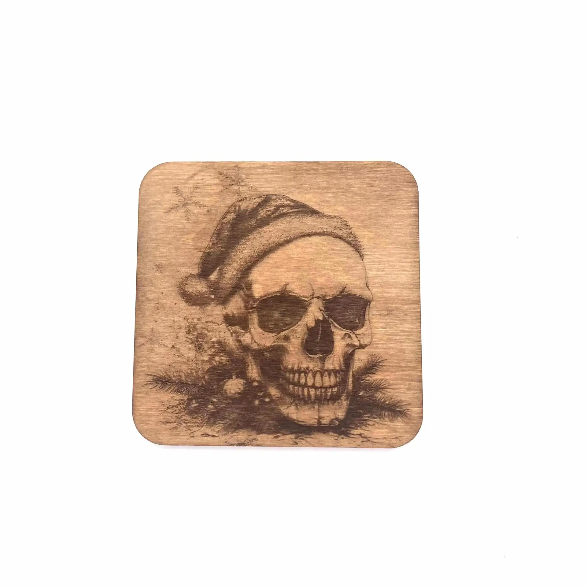 Christmas Skull Coaster 2