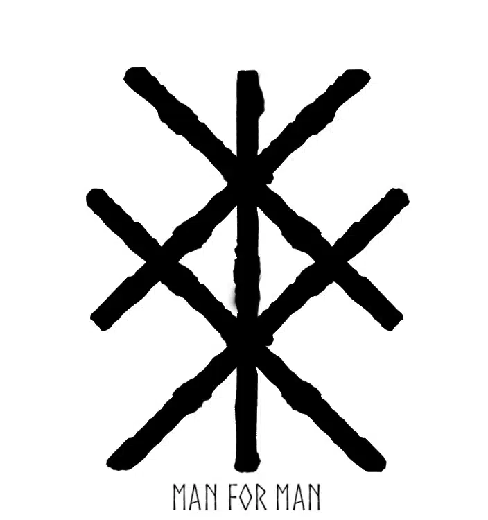 Man for Man Rune with text